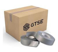 GTSE Grey Electrical Tape, 19mm x 20m, Bulk Box of 100 Rolls, Strong Self-Adhesive PVC Insulation Tape for Insulating, Repairing and Protecting Electrical Wires