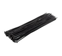 GTSE Heavy Duty Long Black Cable Ties, 812mm x 9.0mm, Pack of 100, Premium Nylon Zip Ties, Plastic Tie Wraps, Secure Self-Locking Mechanism, for Home, Garden, Office and DIY