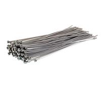 GTSE Silver Cable Ties, 300mm x 3.6mm, Pack of 100, 12” Premium Nylon Zip Ties, Multi-Purpose Plastic Tie Wraps, Secure Self-Locking Mechanism, for Home, Garden, Office and DIY