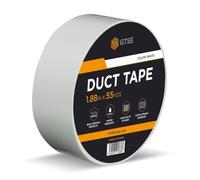 GTSE White Duct Tape, 48mm x 50m, 2” Waterproof Strong Adhesive Gaffer Tape for Patching, Sealing, Securing Cables and Labelling, Heavy Duty Tape, One Roll