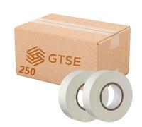 GTSE White Electrical Tape, 19mm x 20m, Bulk Box of 250 Rolls, Strong Self-Adhesive PVC Insulation Tape for Insulating, Repairing and Protecting Electrical