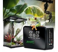 GTSEEMUU Reptile Humidifiers Smart Misting System, Reptile Mister Automatic with Timer, 360° Adjustable Metal Misting Nozzles, Spray Kit for Rainforest Plants Amphibian