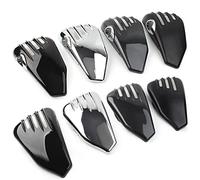 GTT002 Motorcycle Side Battery Cover Guard Protector Cap for Davidson for XL1200CX 16-21, XL1200V 14-16, Chrome