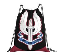 GTTDFASJ drawstring backpack 1er Regiment De Parachutistes DInfanterie French SAS Backpacks Drawstring Bundle Pocket Shoes Bag Book Bags For Travel Students
