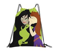 GTTDFASJ drawstring backpack Cartoons For Teenagers Kim Possible Backpacks Drawstring Bundle Pocket Sports Bag Book Bags For Man Woman