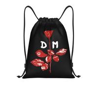 GTTDFASJ drawstring backpack Custom Electronic Rock Depeche Cool Mode Drawstring Backpack Sports Gym Bag for Women Men Shopping Sackpack