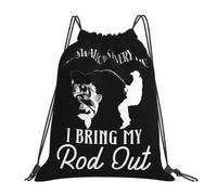 GTTDFASJ drawstring backpack She Swallos Everytime I Bring My Rod Out Backpacks Fashion Portable Shoes Bag Book Bags For Man Woman School