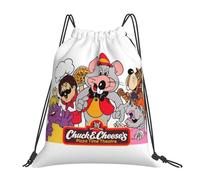 GTTDFASJ drawstring backpack The Rat Chuck E Cheese Backpacks Portable Drawstring Bundle Pocket Book Bags For Man Woman School
