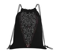 GTTDFASJ drawstring backpack V For Vendetta - Who Are You Backpacks Multi-function Portable Sports Bag Book Bags For Man Woman Students