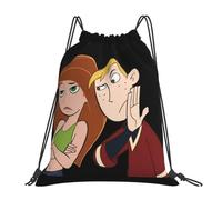 GTTDFASJ drawstring bag Kim Possible Backpacks Multi-function Portable Drawstring Bundle Pocket Sports Bag Book Bags For Travel School