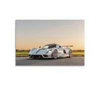 GTTHOK Supercar Poster Hennessey Venom F5 Revolution Hyper Carsport Car Racing Car Decorative Painting Canvas Art Picture 24x36inch(60x90cm)
