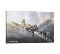 GTTHOK WWII Vintage Military Aircraft Poster Bristol Beaufighter Heavy Fighter Aircraft Decorative Painting Canvas Art Picture 08x12inch(20x30cm)