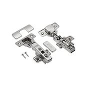 GTV Soft Close Kitchen Hinge Cabinet Door Plate with Screws 35 mm Pack of 10