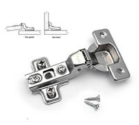 GTV 35mm Classic Gray Zinc Door Mount Cabinet Cupboard Wardrobe Hinge