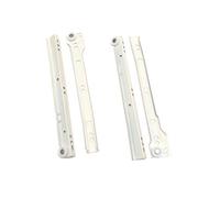 GTV 4 pairs Roller Drawer Slides/Runners Bottom Fix Metal White Size 300mm (4 pairs)