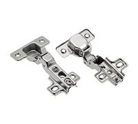 GTV BICN Twin Hinge for Corner Folding Door, Anti-Collision Two-Stroke Action, 3D Adjustment, Durability 80,000 Cycles Certified EN 15570, Slide-On Mounting