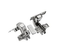 GTV Blind Corner 90 Degree Modern Kitchen 35mm Cabinet Concealed Door Hinge - Short ARM, Zinc Plated
