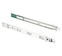 GTV - Drawer Runners H45 Versalite Plus+, Ball Guide with Damping, H = 45 mm, Sledge min Soft-Close Mechanism, Load Capacity 40 kg, Easy and Quick Installation
