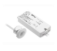 GTV Lighting PIR Sensor Switch for On/Off Switching Open Door Lights Turn on 240V 250W White