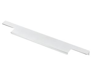 GTV Lind Chrome Electroplated Furniture Handle 352mm Drill Spacing, 796mm Length, Handle Strip 18mm Wide Edge Profile Handle for Kitchen Cupboard Drawer Furniture Accessories