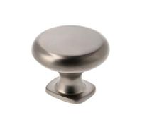 GTV - Lorena Knob Diameter 3.3 cm I Furniture Knobs with Screws I Cupboard Knobs Kitchen Knobs Door Knob Drawer Knob Handle Furniture Handles I Brushed Anthracite