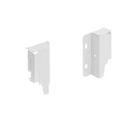 GTV - MBPRO Rear Connector, Compatible with Modern Box Pro Drawer System, Rear Connection with Height Low H = 84 mm, Solid Construction, Colour White