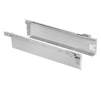 Metabox Metal Drawers Sides/Runners Rollers Set Silver H-86mm 3.4" L-450mm 17.7"