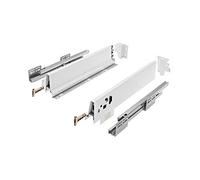 GTV - Modern Box Drawer I L = 450 mm H = 83 mm I White I Silent Close I Load up to 40 kg I Easy Installation I Synchronization of the Guides I PB-D-KPL450A1