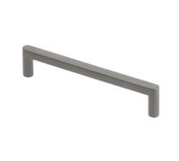 REJS NYXA Minimalist Cabinet Handle, ZnAl Alloy, Black, Graphite, Brushed Gold, Cashmere, 128mm, 192mm, 320mm (Graphite, 128mm)