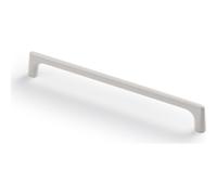 GTV Octavio Furniture Handle Modern Bar Handle Made of Heavy Duty ZnAl, 192mm Drilling Spacing, 203mm Total Length, Includes Mounting Screws for Kitchen Cabinet, Cashmere