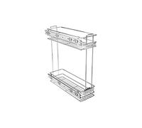 GTV Pull Out Wire Storage Basket for Kitchen Unit in various sizes (Cabinet size: 150mm, Silver)