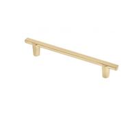 GTV Ray - Cabinet Door Handle - 128mm, Brushed Gold