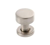 GTV Ring INOX Knob Brushed Steel Brushed Steel Kitchen Knobs Door Knobs Round