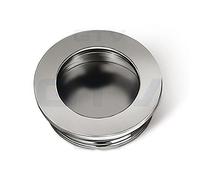 Round Sunk Handle Colour Satin Chrome (Satin)