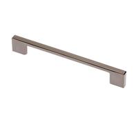 GTV Slim Bar 819 - Cabinet Door Handle - 160mm, Black Chrome