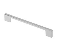 GTV Slim Line Kitchen Cabinet Handle Furniture Drawer Cabinet Wardrobe Handles Pull (160mm Hole Centre, Chrome)