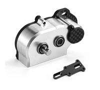 GTVNPOA Components For Axial AR44 AR45 For Enduro For Vanquish F10 F9 1/10 Ultralight RC Tiny Gearbox For LCG Transmission With Slidable Shim Straight Axle(Silver)