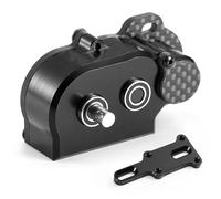 GTVNPOA Components For Axial AR44 AR45 For Enduro For Vanquish F10 F9 1/10 Ultralight RC Tiny Gearbox For LCG Transmission With Slidable Shim Straight Axle(Black)