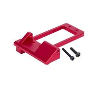 GTVNPOA Components For LCG For SCX10 III AR45P 1/10 CNC Front Axle BAT Servo Mount Portal Axle Chassis Low Center Of Gravity Servo Bracket(Red)