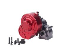 GTVNPOA For Axial For SCX10 1/10 Complete Metal Gearbox Transmission With Gear RC Crawler Car Upgrade Parts Rc Vehicle Gearbox(Red)