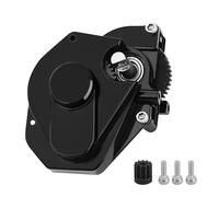 GTVNPOA For Axial For SCX24 1/24 Aluminium Alloy Complete Gearbox Transmission Gears Set Gear Box RC Crawler Car Upgrade Parts Accessories Rc Vehicle Gearbox(Black)