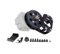GTVNPOA For Gelande D90 II D110 1/10 Metal R3 Single Speed Transmission Gearbox With Motor Gear Mount RC Crawler Car Upgrade Accessories Replace Parts Rc Vehicle Gearbox