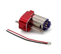 GTVNPOA For MN168 For MN82 For MN78 For MN99S 1/12 Metal Transmission Gearbox Engine Gear Box With Metal Gear RC Car Upgrade Parts Accessories Rc Vehicle Gearbox(Red)