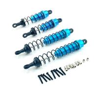 GTVNPOA For WLtoys 12428 12423 1/12 Aluminum Front Rear 12428 Shock Absorber 0016 0017 RC Car Crawler Short Course Truck Upgrade Parts RC Car Spare Parts(Blue)