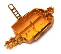 GTVNPOA Rc Accessories For Hyper GO For Mjx 16207 16208 16209 16210 H16 M162 Metal Chassis Rc Crawler Car Upgrade Accessories Parts Kit(Yellow)