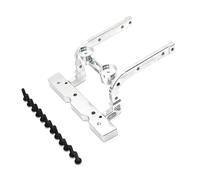 GTVNPOA Rc Accessories For Hyper GO For MJX H12Y H12+ Metal Front Collision Avoidance Rc Crawler Car Upgrade Parts(Silver)