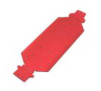 GTVNPOA Rc Accessories For WLtoys 124016 124017 124018 124019 1/12 Metal Retrofit Base Plate Remote Control Car Upgrade Accessories(Red)