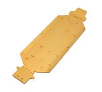 GTVNPOA Rc Accessories For WLtoys 124016 124017 124018 124019 1/12 Metal Retrofit Base Plate Remote Control Car Upgrade Accessories(Yellow)