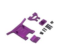 GTVNPOA Rc Accessories For WLtoys 144001 144002 124016 124017 124018 124019 Front Bumper Modification RC Car For Universal Metal Upgrade Parts(Purple)