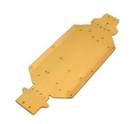GTVNPOA Rc Accessories For Wltoys 144010 144001 144002 1/14 Metal Retrofit Base Plate RC Car Upgrade Or Repair Replacement Parts(Yellow)
